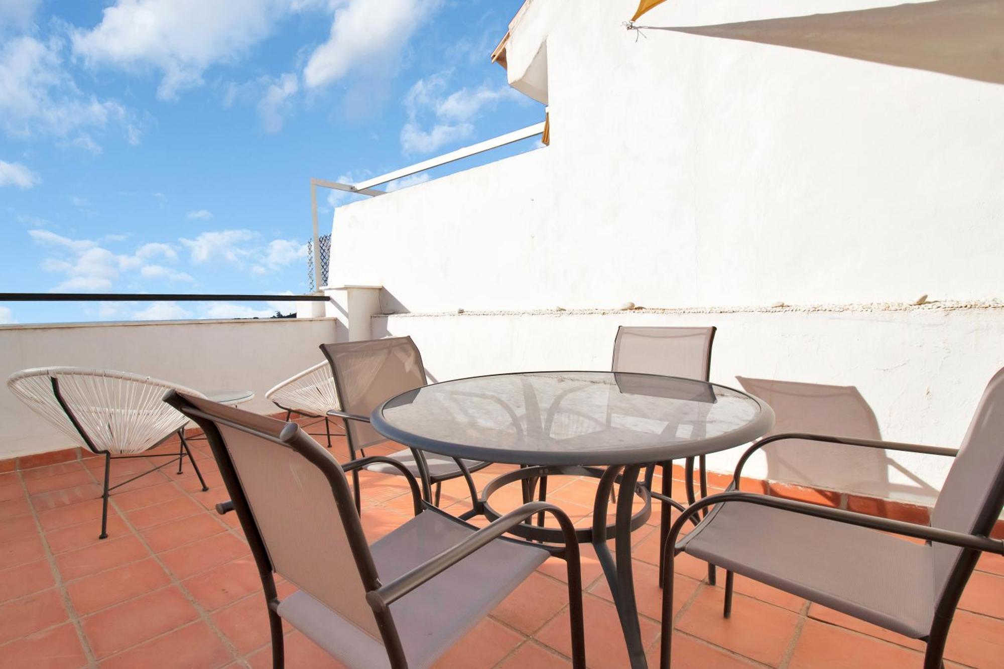 Апартаменти Duplex Estilo Boho Con Increible Terraza Y Vistas Al Mar En Estepona - Las Abejeras 609 Екстер'єр фото