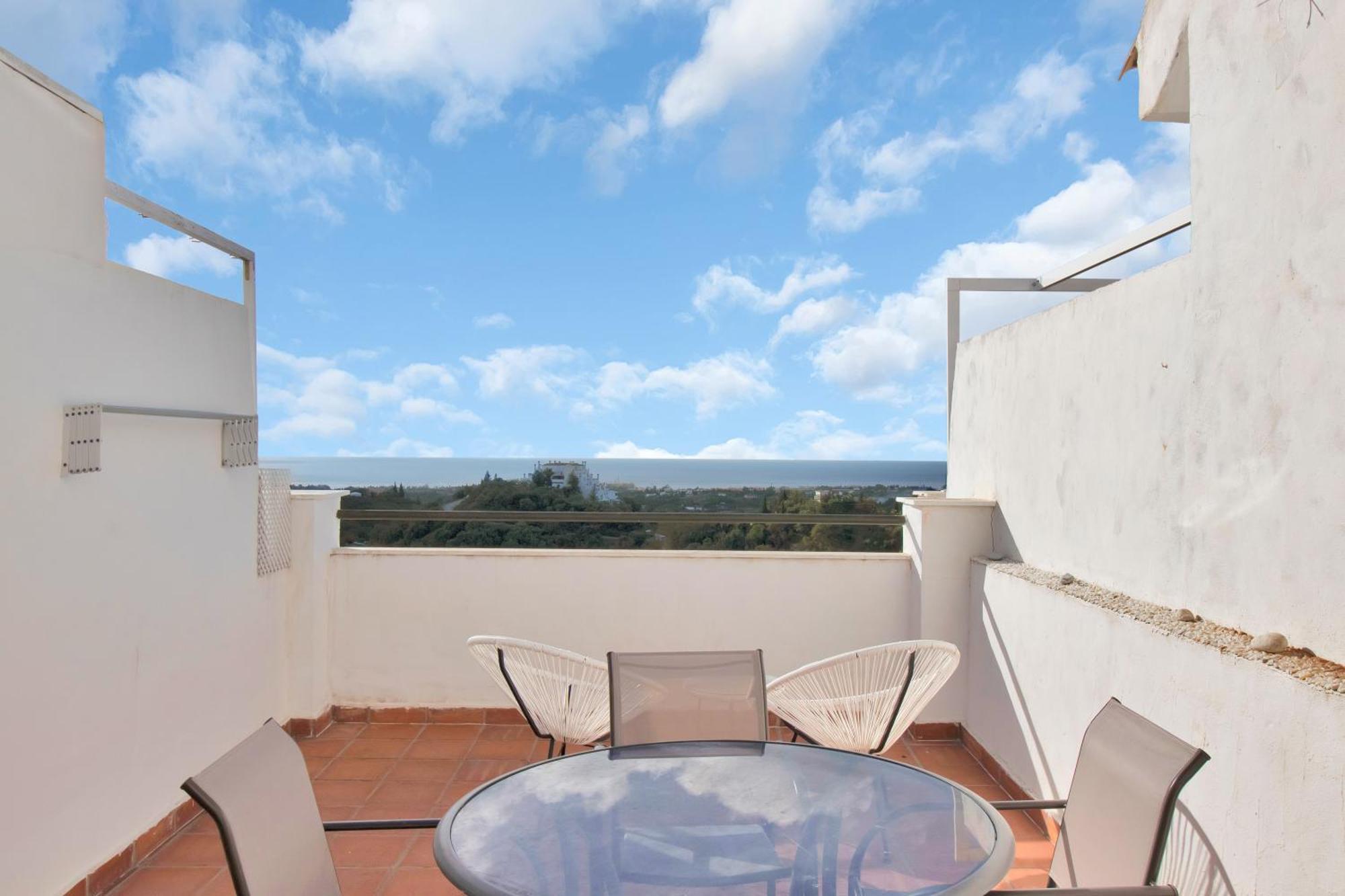 Апартаменти Duplex Estilo Boho Con Increible Terraza Y Vistas Al Mar En Estepona - Las Abejeras 609 Екстер'єр фото