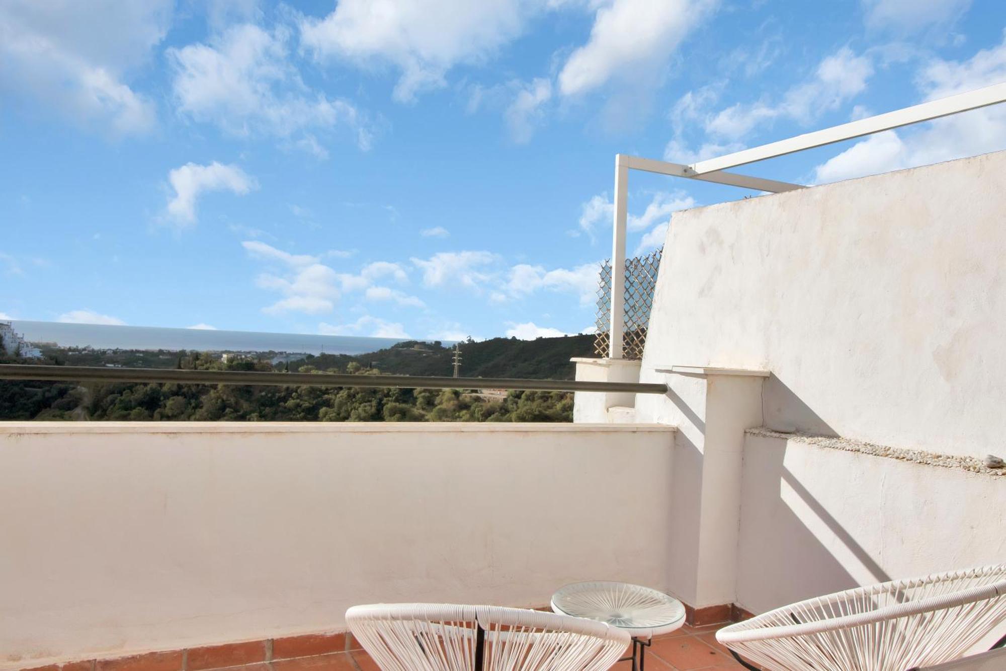 Апартаменти Duplex Estilo Boho Con Increible Terraza Y Vistas Al Mar En Estepona - Las Abejeras 609 Екстер'єр фото
